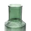 HOMLA TOLLE gestreifte Glasvase grün 10x22 cm Produktbild-Vorschau 3