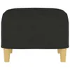 "2026 Promotion" Fußhocker Schwarz 60x50x41 cm Stoff - Produktbild-Vorschau 4