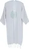 Leichter Kaftan, Besticktes Offenes Strandkleid, Ibiza Produktbild-Vorschau 2