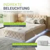Juskys Polsterbett Nizza 120x200 cm mit Matratze - Produktbild-Vorschau 3