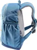 Side view of a blue backpack. Voir les images du produit