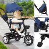 4 in 1 Dreirad,Kinderdreirad mit Sonnendach Kinderwagen Produktbild-Vorschau 2