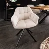 riess-ambiente Drehbarer Stuhl PAPILLON champagner beige Produktbild-Vorschau 1