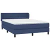 vidaXL Boxspringbett mit Matratze Blau 140x190 cm Stoff -  Produktbild-Vorschau 4