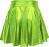 Gonna da donna taglia S Breve Mini Gonna Gonna lucida Anteprima dell’immagine prodotto 4