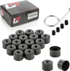 20x Radschrauben Kappen Radschraubenkappen Set 17mm schwarz Produktbild-Vorschau 1