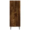 vidaXL Sideboard Räuchereiche 34,5x32,5x90 cm Holzwerkstoff Produktbild-Vorschau 6