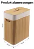 Wiltec Wäschebox 105 L natur Wäschekorb mit Deckel aus Produktbild-Vorschau 3