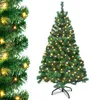A close-up view of a decorated Christmas tree with lights. Produktbild-Vorschau