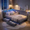 INONEFT Gestoffeerd dagbed/logeerbed 140x200 cm, Productafbeelding-voorbeeld 1