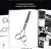 Haarschneidescheren-Set aus 4CR-Edelstahl, 6 Zoll, scharf, Produktbild-Vorschau 2