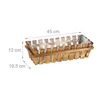 Relaxdays Blumenkasten, 3er Set, Holz, Lattenoptik, Produktbild-Vorschau 4