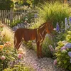 Gartendekoration Esel Metall Rustikal Produktbild-Vorschau 2