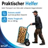 Bituxx Brennholzkarre 100kg Blau MS-15908 Produktbild-Vorschau 3