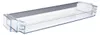 A clear plastic refrigerator door shelf is shown against a white background. Náhled obrázku produktu