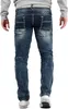 Cipo & Baxx Herren Regular Fit Jeans Stonewashed CD296 Blue Produktbild-Vorschau 2