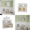 Mobile sottolavabo per bagno Vicco Rosario Bianco 60 x 60 Anteprima dell’immagine prodotto 8