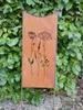 Stele Metall Edelrost Sichtschutz "Wildblume" Windschutz Produktbild-Vorschau 4