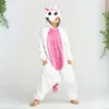 Pigiama Onesie Kigurumi Travestimento Costume Unicorno Rosa Anteprima dell’immagine prodotto 7
