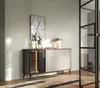 Sideboard Kommode YUKO 154 cm Nussbaum Kaschmir LED Produktbild-Vorschau 2