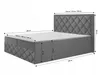 A diagram of a bed with dimensions indicated by measurement lines and text. Produktbild-Vorschau