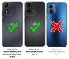Three phone backs showing compatibility with different Motorola models. Produktbild-Vorschau