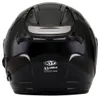 Casco KYT Hellcat Plain Jet Taglia: M (57/58), Colore: Nero Anteprima dell’immagine prodotto 6