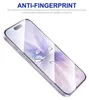 A close-up of a smartphone screen protector with water droplets on it. Produktbild-Vorschau
