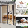 Fliegengitter Plisseetür für Doppeltüren – 240x240 cm, Produktbild-Vorschau 1