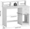 Mondeer Schreibtisch Computertisch mit Aufbewahrungsschrank Produktbild-Vorschau 7