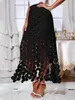 Langes,durchbrochenes Damenkleid im Bohème-Stil mit hoher Produktbild-Vorschau 2