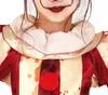Close-up of a child wearing a clown costume. Produktbild-Vorschau