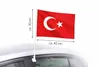 Türkei Fahne 30x45 cm, wasser- & UV-beständig, leuchtende Produktbild-Vorschau 2