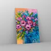 Bilder auf glas - Einteilig - Blumenstrauß Blumen Öl - Produktbild-Vorschau 4