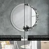 Ø100cm Spiegel - Glasrahmen mit Aufdruck - Wandspiegel Produktbild-Vorschau 5