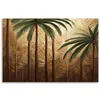 Leinwandbild Palme Gold Abstrakt 100x70 Feeby Gold bild für Produktbild-Vorschau 3
