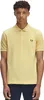 Fred Perry Piqué Polo-Shirt aus 100% Baumwolle hellgelb Produktbild-Vorschau 1