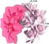 Rose Blume Silikonform DIY 3D Fondant Form Cupcake Kuchen Produktbild-Vorschau 2