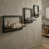 Étagère murale Relaxdays, lot de 3, métal et MDF, 3 Voir les images du produit 5