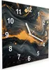 Wanduhr aus Glas mit Motiv Abstrakter Wirbel- 30 x 30 cm - Produktbild-Vorschau 2