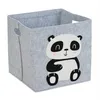 Relaxdays Aufbewahrungskorb Filz, Panda-Motiv, Filzkorb für Produktbild-Vorschau 10