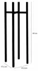 Mica Decorations Ascot Plantenstandaard XL - L38 x B38 x Productafbeelding-voorbeeld 6