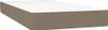 vidaXL Boxspringbett mit Matratze Taupe 100x200 cm Stoff Produktbild-Vorschau 4