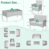 Ensemble de meubles de jardin 4 pièces Pour usage extérieur Voir les images du produit 2
