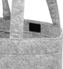 4x Einkaufstasche aus Filz Grau 30x8,5x41cm Tasche mit Produktbild-Vorschau 5