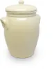 KERAZO Rumtopf 5,0 Liter aus Steinzeug Keramik BEIGE - Produktbild-Vorschau 1