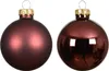 Weihnachtskugeln Glas 8cm 6 Stück - Kastanienbraun Produktbild-Vorschau 1