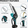 Drillpro 8'' akumulátorová elektrická reťazová píla s 2 Náhľad obrázku produktu 6