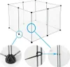 EUGAD Freigehege Welpenauslauf DIY 8 Platten Transparent, Produktbild-Vorschau 4