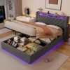 okwish Lit capitonné 140×190 cm avec prise et éclairage Voir les images du produit 4